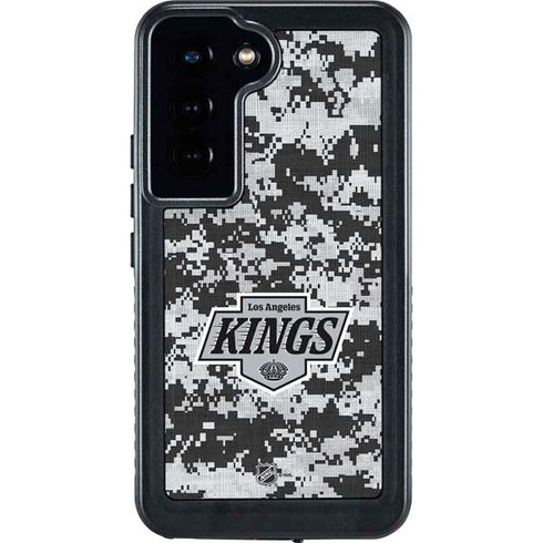 NHL Los Angeles Kings Camo Galaxy S24 Waterproof Case